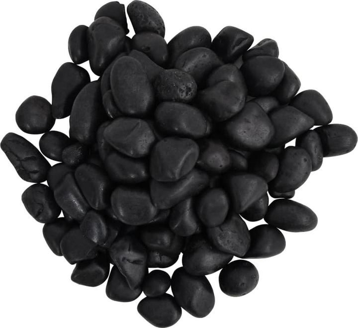 Produktbild VidaXL Polierte Kiesel 10 kg Schwarz 2-5 cm,Farbe (Kies, Stein)