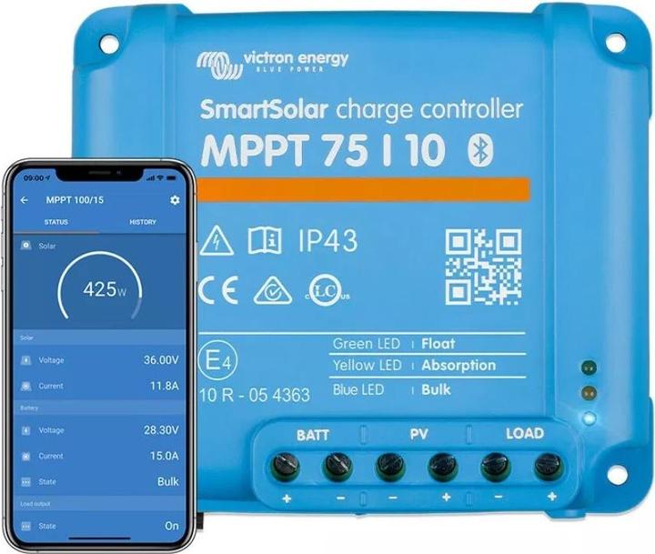 Actual product image Victron Energy SmartSolar MPPT 75/10