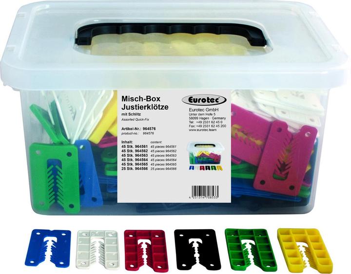 Produktbild Eurotec Misch-Box Justierklötze mit Schlitz