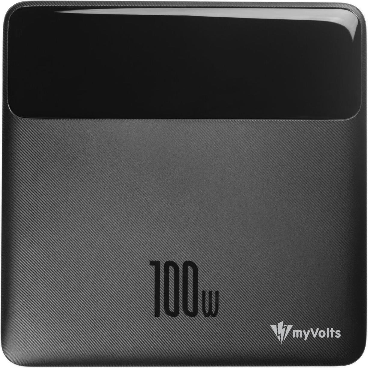 MyVolts PDPB100- Step Up - 100W Slimline PD Power Bank (100 W), Powerbank