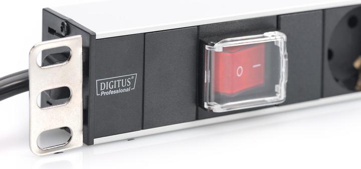 Produktbild Digitus Steckdosenleiste mit Aluminiumprofil / DE Steckdosen (7 x, CEE 7/3, 2 m)