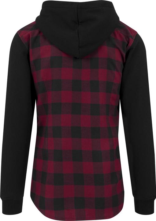 Produktbild Urban Classics Hooded Checked Flanell Sweat Sleeve Shirt (XXL)