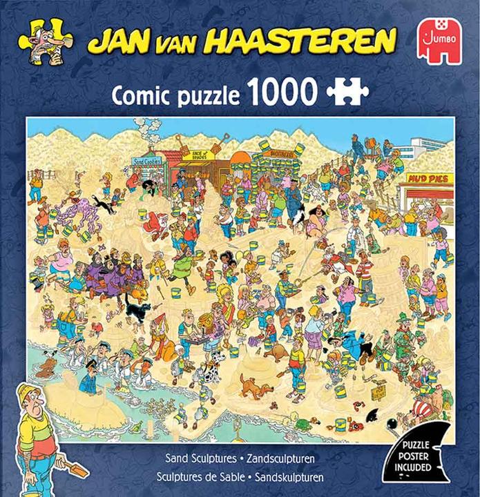 Produktbild Jumbo Puzzle Sandskulpturen (1000 Teile)