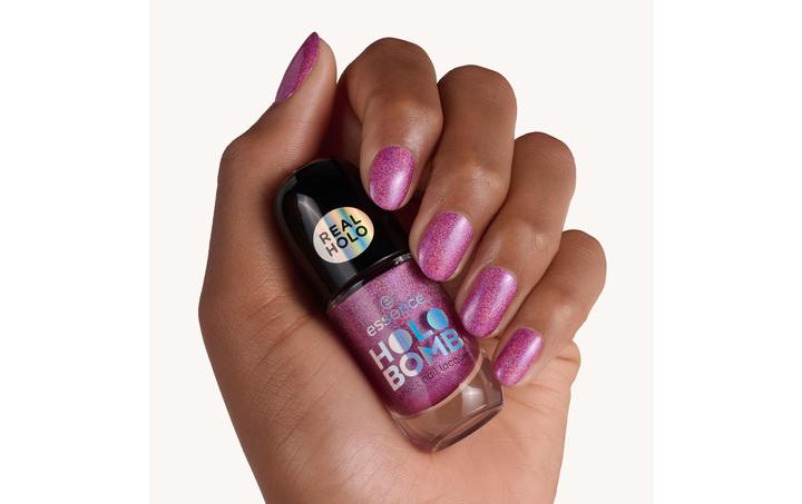 Image du produit essence Holo Bomb Effect Nail Lacquer 02 Holo Moly (02 Holo Moly, Vernis couleur)