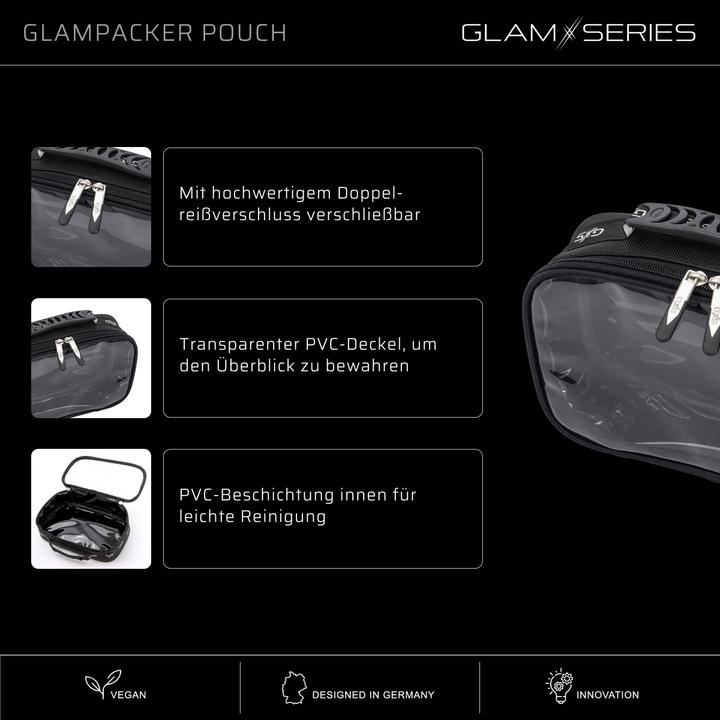 Immagine prodotto Wiltec GlamSeries GlamPacker Pouch Pouch Inlay 270x165x75mm Borsa per cosmetici Make Up (Custodia)