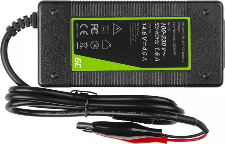 Produktbild GreenCell Charger for LiFePO4 Batteries - 14.6V - 4A (Akku)