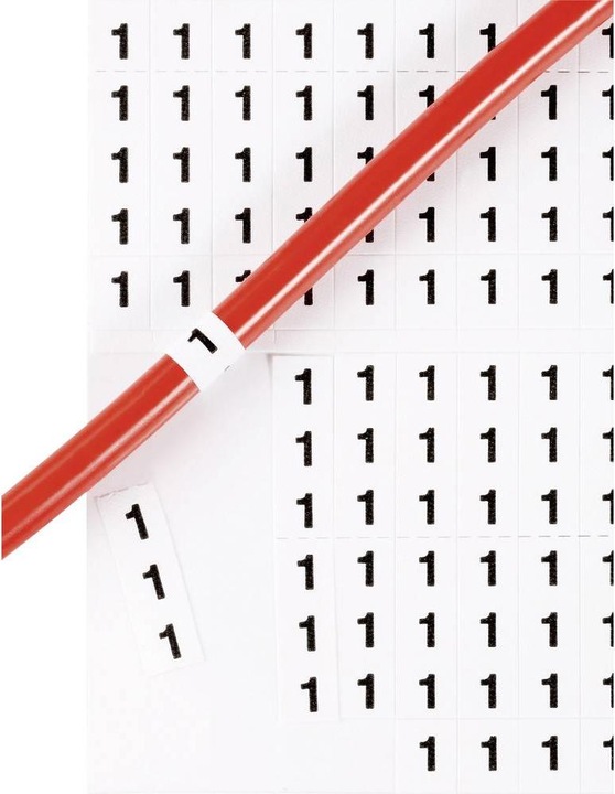 Actual product image Tru Components Printed adhesive markers