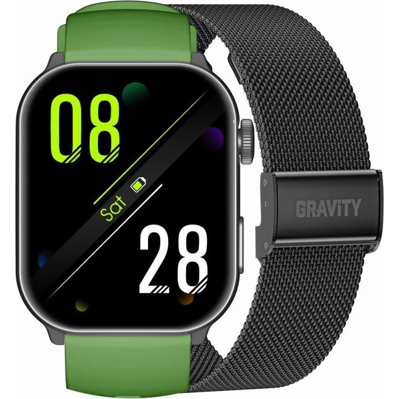Gravity SMARTWATCH UNISEX GT28-4 - ROZMOWY BLUETOOTH, DODATKOWY PASEK (sg037d), Smartwatch