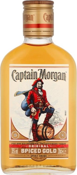 Actual product image Captain Morgan Spiced Gold 35% Vol. 0,2l
