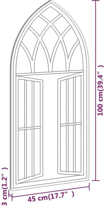 Image du produit vidaXL Laria (100 x 45 cm)