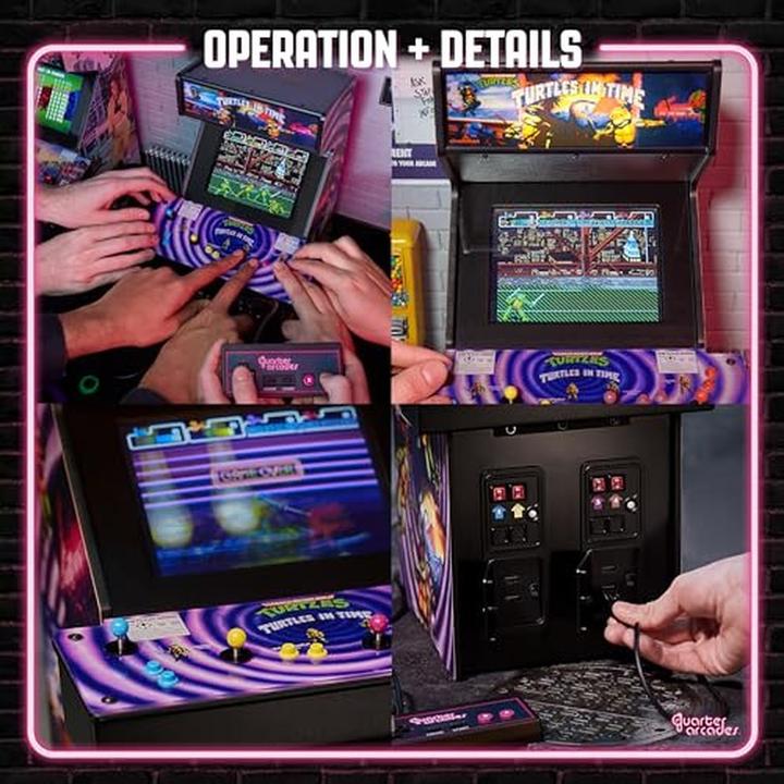 Produktbild Numskull Quarter Scale Arcade Cabinet - Turtles in Time