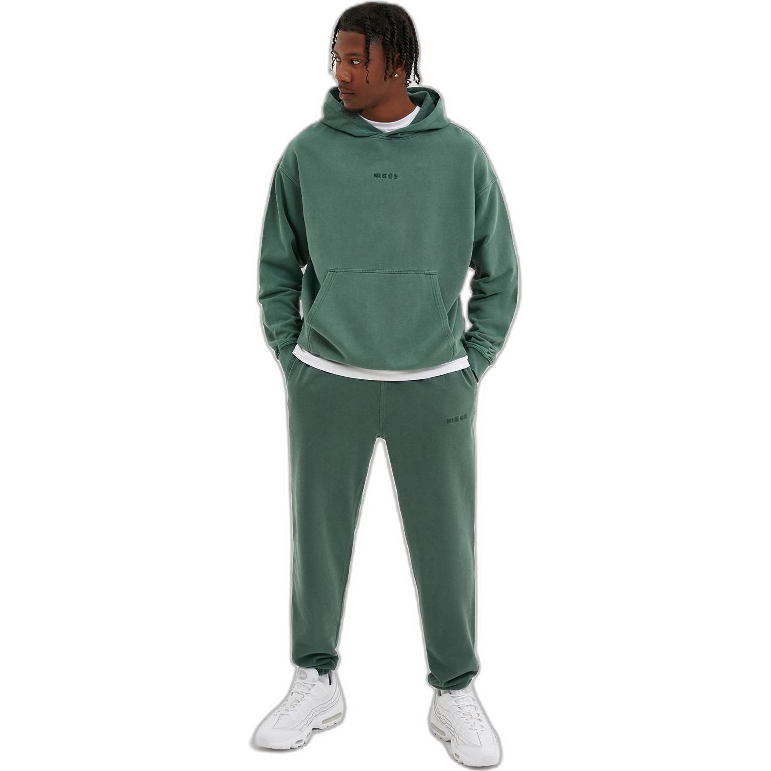 Thumbnail - Nicce, Herren, Hosen, jogginghoe garment dye mercury, Grün, (S)