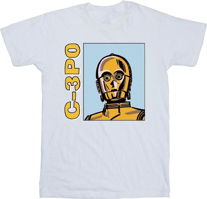 Produktbild Star Wars C3PO Line Art TShirt Jungen (152, 158)
