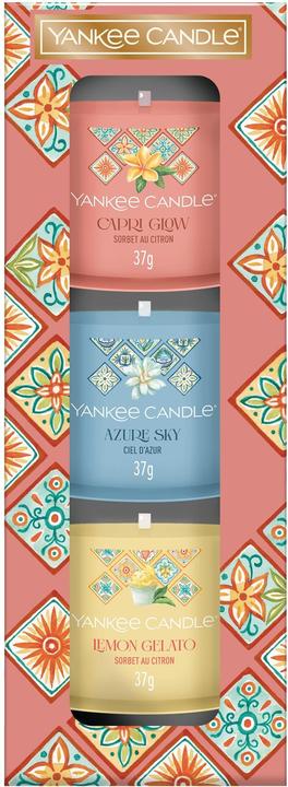 Image du produit Yankee Candle Coffret cadeau 3 bougies en verre (37 g)