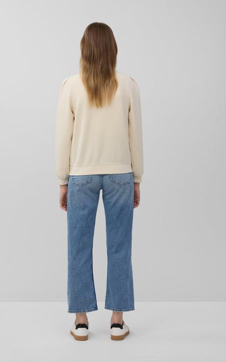 Produktbild s.Oliver Sweatshirt Scuba-Sweatshirt mit Puffärmeln (46)