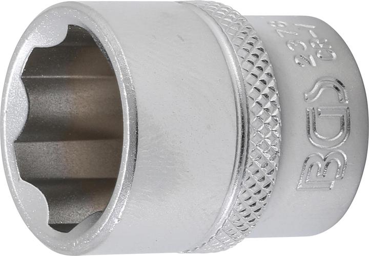 Actual product image BGS Socket, Super Lock | 10 mm (3/8") Drive | 18 mm (18 mm)