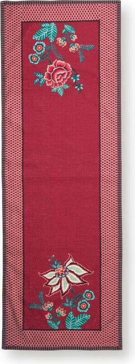 Actual product image PIP Studio Flower Festival table runner dark pink 50 x 150 cm (50 x 150 cm)