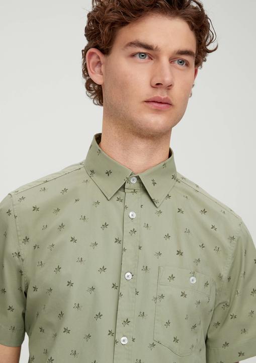 Immagine prodotto s.Oliver Hemd Slim: Kurzarmhemd aus Baumwollstretch (S)