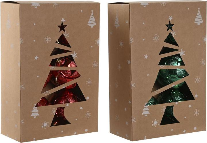 Produktbild Esprit Weihnachtsbaumkugeln Home Rot grün PVC 20 x 10 x 30 cm (2 Stück) (2x)