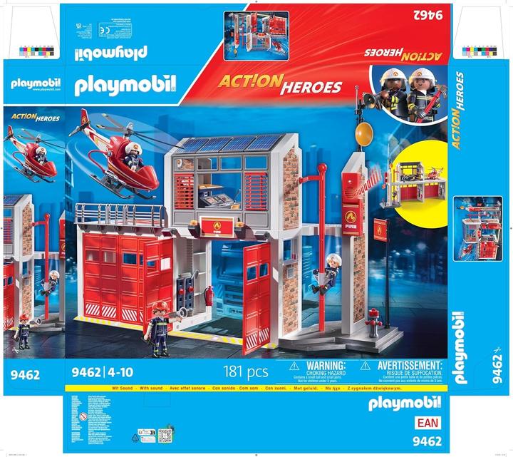 Actual product image Playmobil Large fire station (9462, Playmobil City Action)