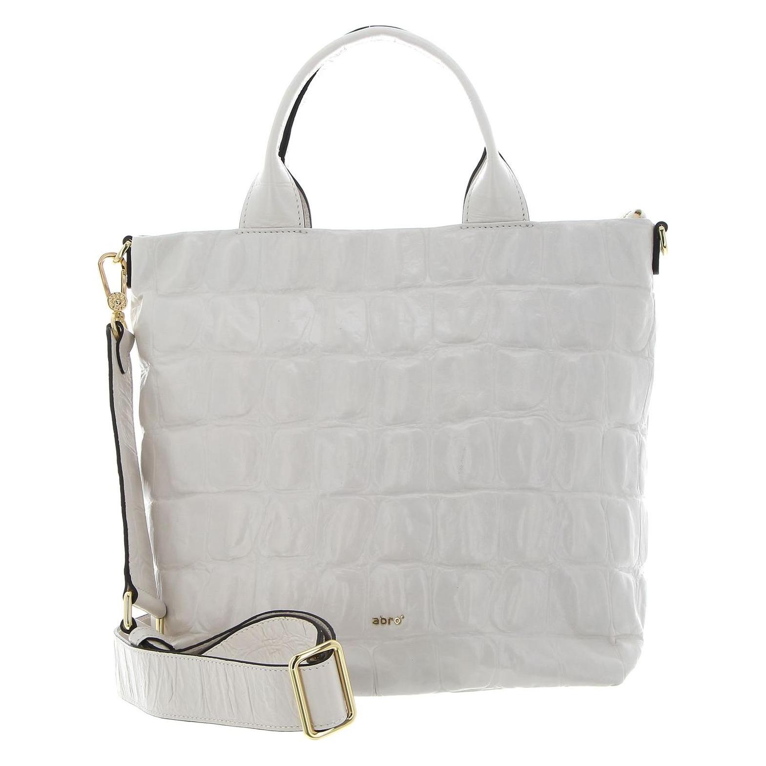 Abro, Damen, Tasche, Leather Primitivo Shopper Kaia, Beige