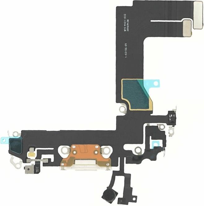 Produktbild OEM Dock Lightning Flexkabel für iPhone 13 Mini weiss (Apple iPhone 13 mini)
