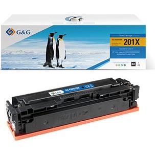 G&G, Toner, kompatibel Toner mit HP CF400X, NT-PH201XBK, HP 201X, black, 2800S