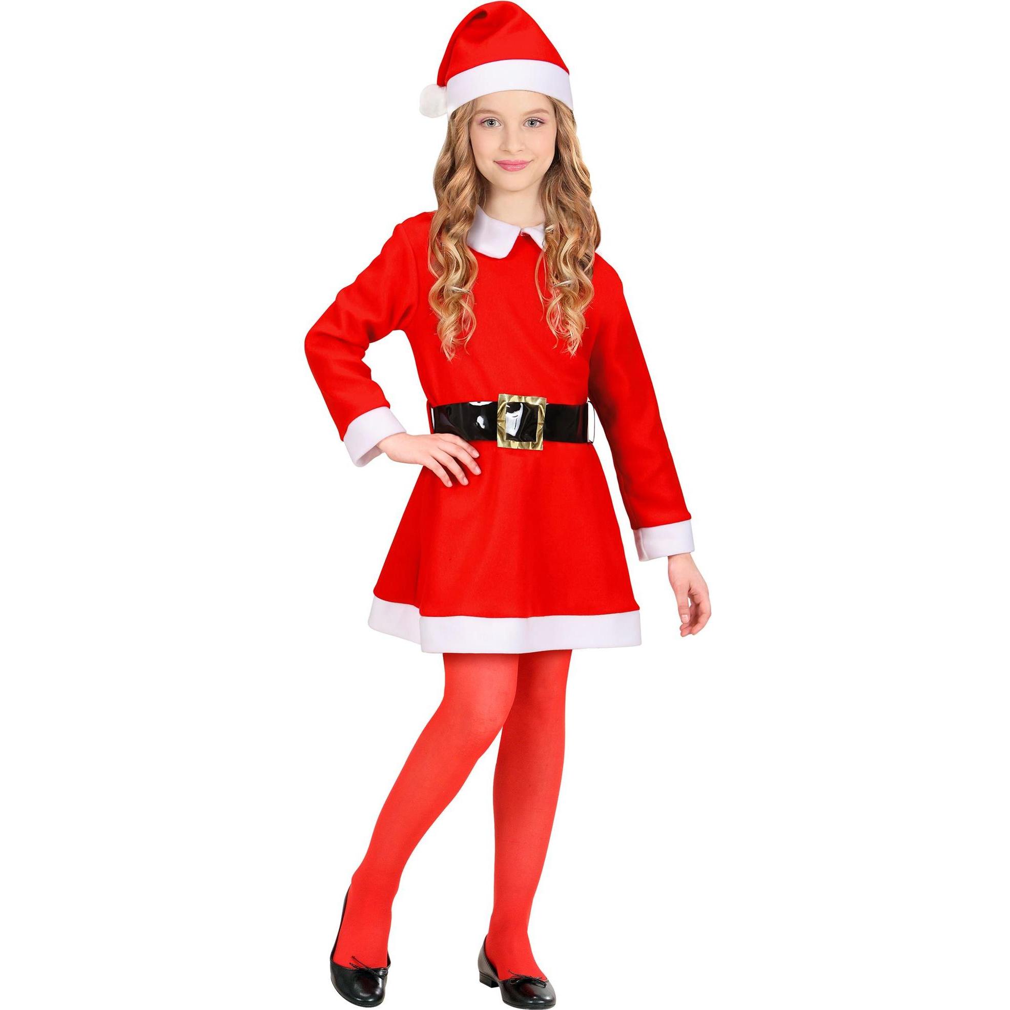 Thumbnail - Widmann Kostüm Santa Girl aus Flanell (128)