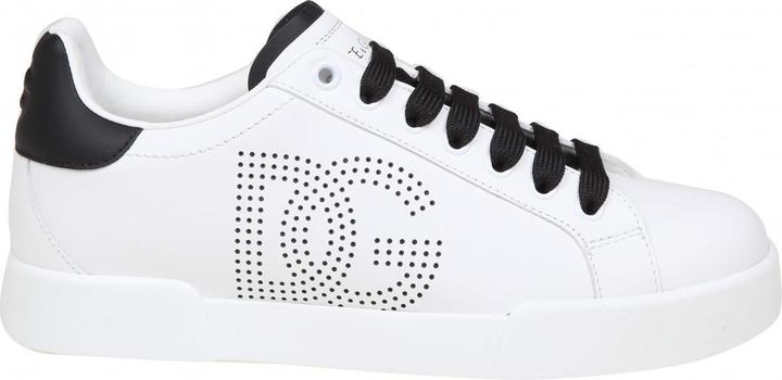 Produktbild Dolce & Gabbana portofino light sneakers in black and white leather (41)