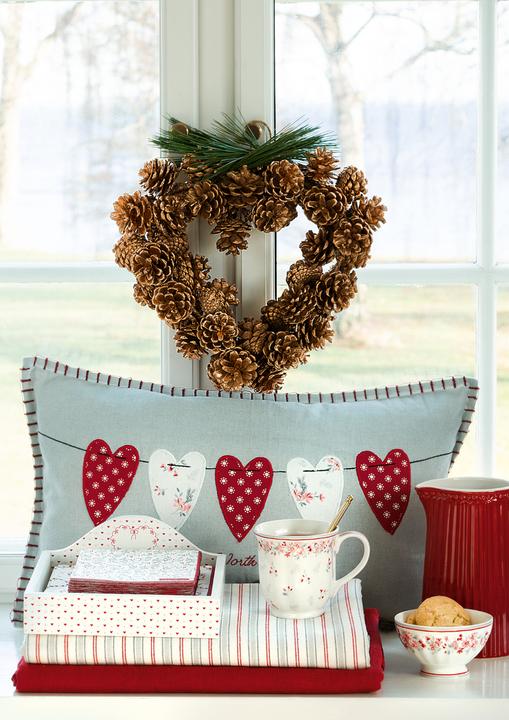 Produktbild Greengate Abella Glockenteller Weihnachten weiss 14,2cm (1 x, 14.20 cm)