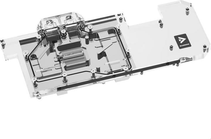 Actual product image Barrow LRC2.0 full coverage GPU Water Block for ASUS STRIX 3090/80 Aurora RGB - Acrylic