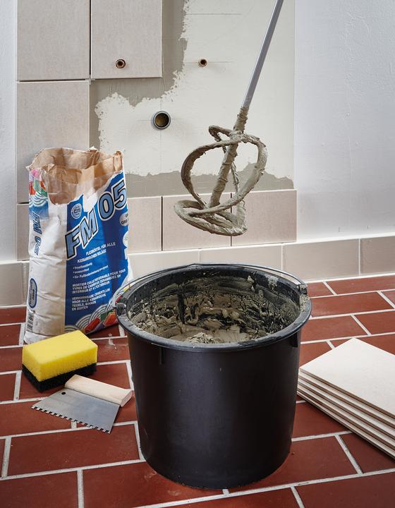 Image du produit wolfcraft 1 mélangeur de mortier et de colle M14, ø133x600mm