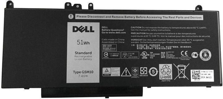 Produktbild Dell Battery, 51WHR, 4 Cell (4 Zellen, 6820 mAh)