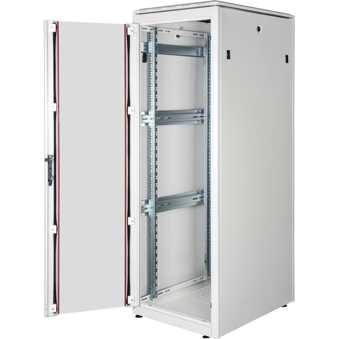 Thumbnail - Roline 19-Zoll Netzwerkschrank Pro 36 HE (36 HE, 19 Zoll Rack), Serverschrank, Grau