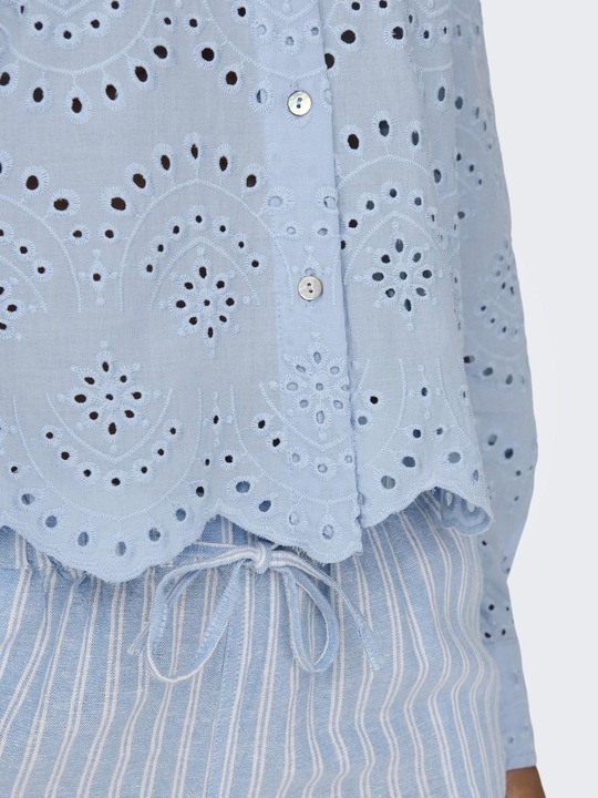 Actual product image Only Loose fit Shirt collar Sleeve cuffs with button Low set-in shoulder Shirt Shirt (S)
