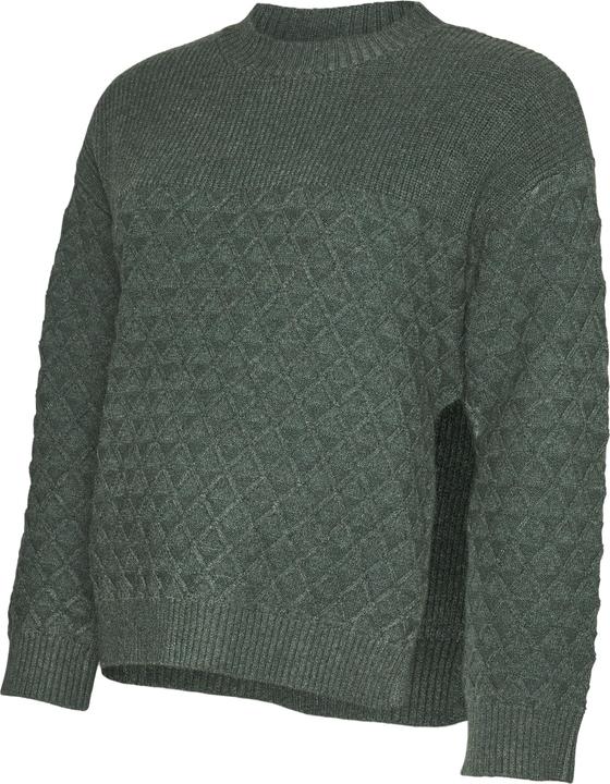 Produktbild Mamalicious Normal geschnitten Rundhals Gerippte Ärmelbündchen Tief angesetzte Schulter Pullover Strickpullover (XXL)