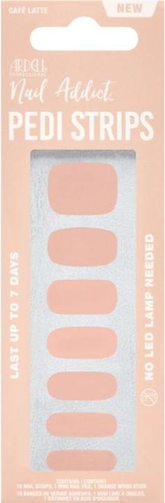 Produktbild Ardell Nail Addict - Pedicure Strips Cafe Latte (Kunstnägel, Cafe Latte)