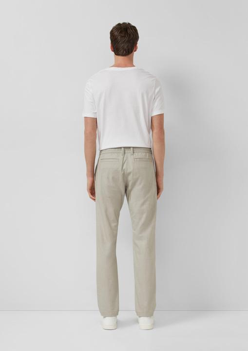 Immagine prodotto s.Oliver Phoenix: Fein gemusterte Chino mit Elastikbund (W38/L36)