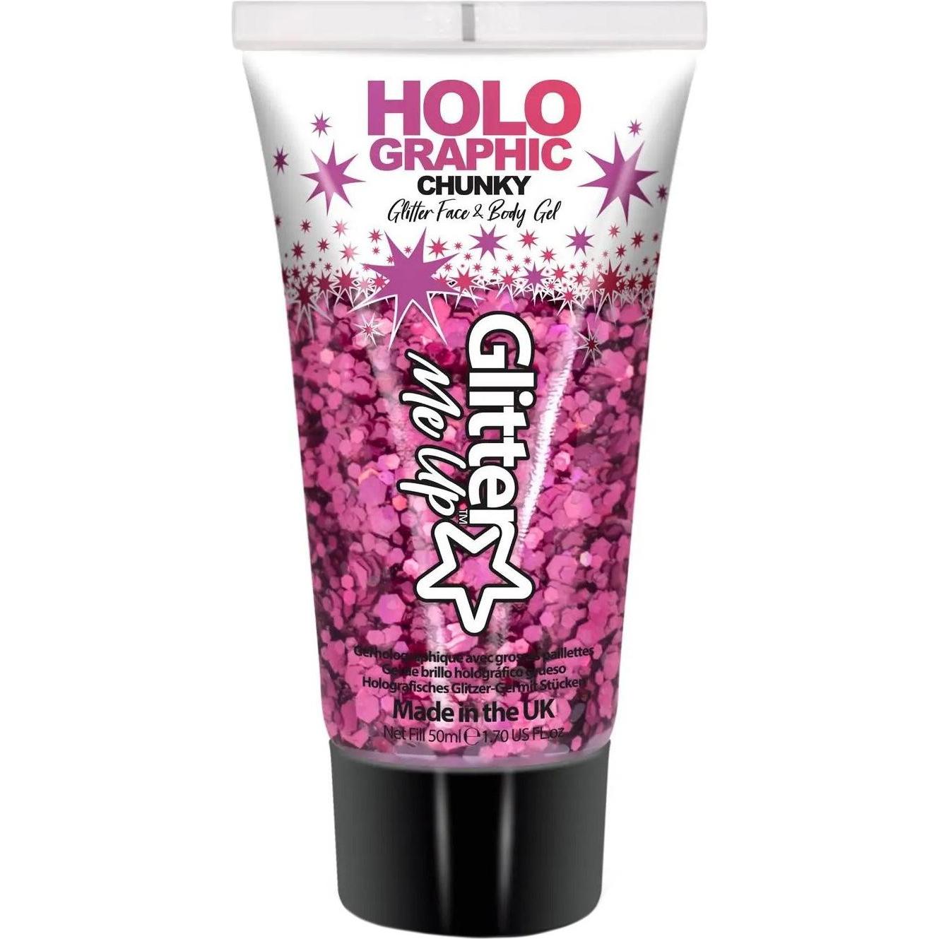 Metamorph Glitter Gel 50ml Face & Body Princess Pink Makeup glitzernd