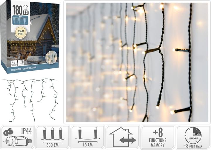 Koopman 180er LED Lichtervorhang (0.09 m)