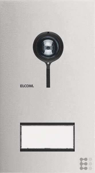 Elcom Door station front panel Door station video 1/1 2D stainless steel ONE