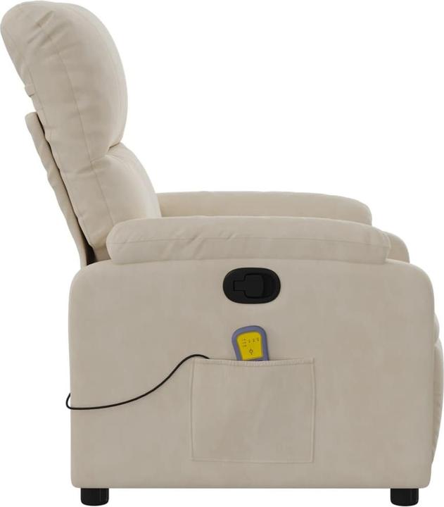 Produktbild VidaXL Massagesessel Beige Mikrofasergewebe,Farbe: Beige,Material
