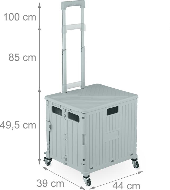 Produktbild Relaxdays Einkaufstrolley