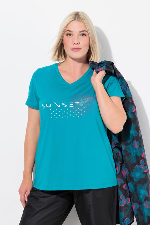 Immagine prodotto Ulla Popken Maglia funzionale ad asciugatura rapida con scollo a V e mezze maniche (42, 44)