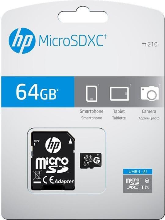 Image du produit PNY SDU64GBXC10HP-EF Carte mémoire 64 Go MicroSDXC Classe 10 UHS-I (64 Go, microSDXC, U1, UHS-I)
