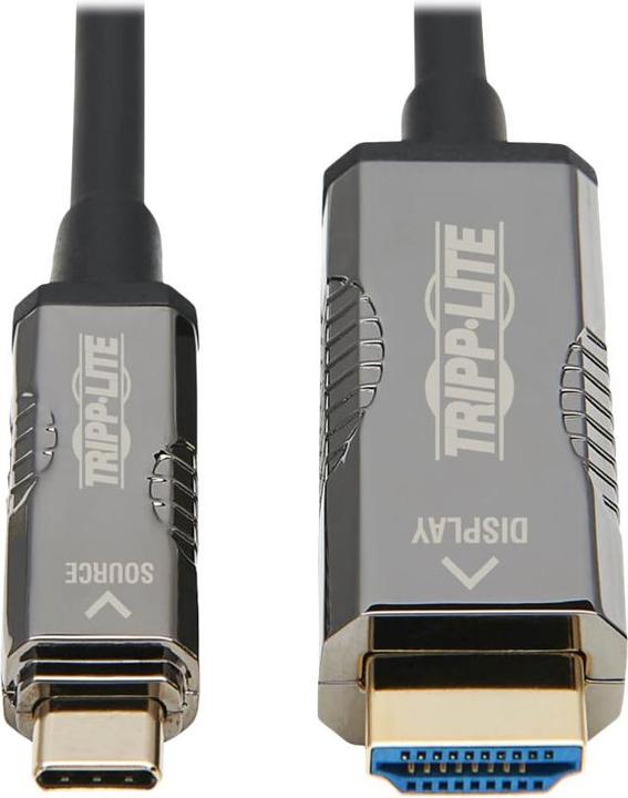 Produktbild Eaton High-Speed USB-C to HDMI Fiber Active Optical Cable AOC - UHD 4K 60Hz HDR CL3 Rated (20 m)
