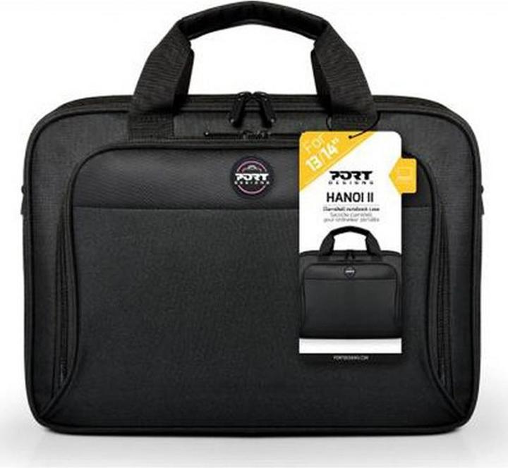 Actual product image Port Designs Notebook bag Hanoi II 105063 ClamShell 13/14 inch black (14", Universal)