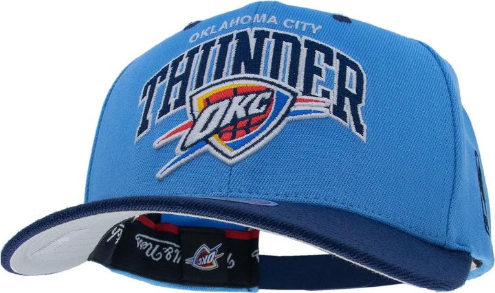 Produktbild Mitchell & Ness M&N Stretch Snapback Classic Red Cap - Oklahoma City Thunder (One Size)