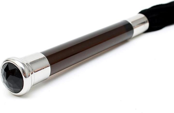 Produktbild Rimba Wildleder-Peitsche mit Glasgriff