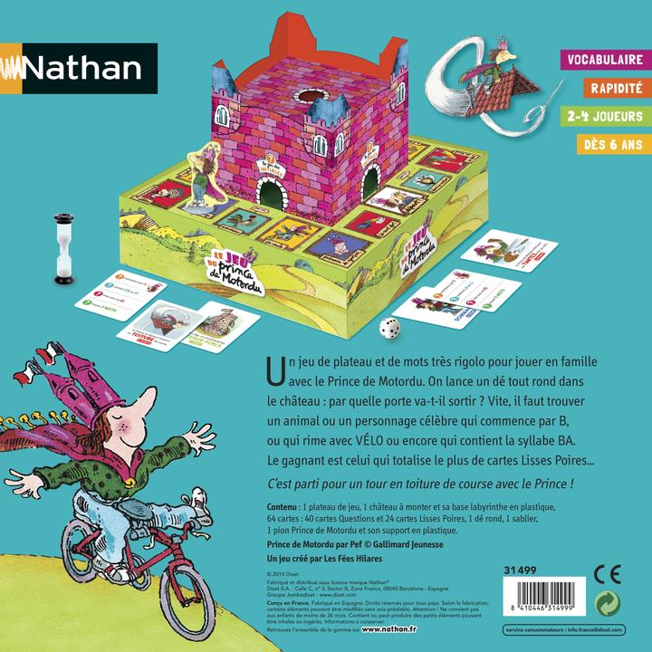 Actual product image Nathan le Jeu du Prince de Motordu Board Game Learn (French, 2 - 4 Players)